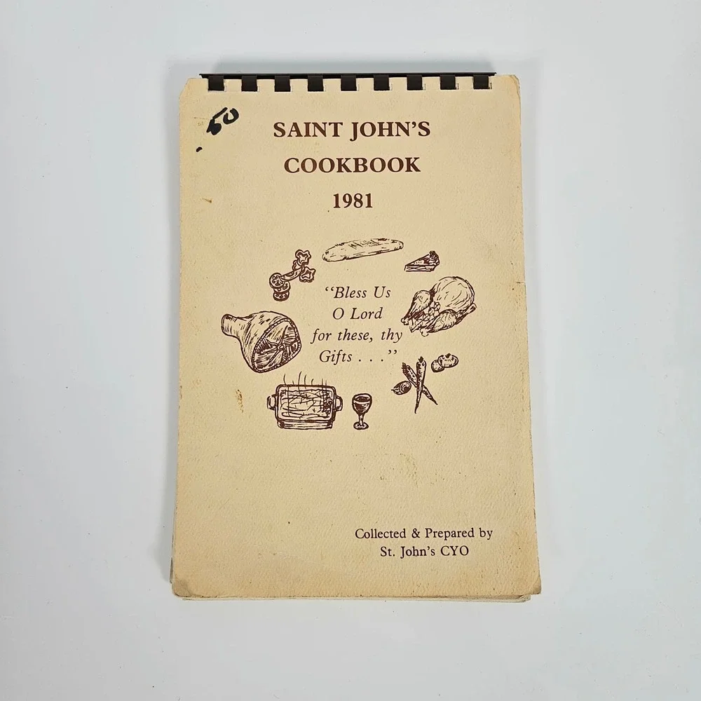 Vintage 1981 Saint Johns Cookbook Summerville South Carolina Church Recipes CYO